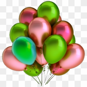 Real Birthday Balloons Png, Transparent Png - globos png