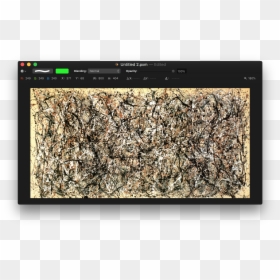 One Number 31 1950 Jackson Pollock, HD Png Download - black rectangle png