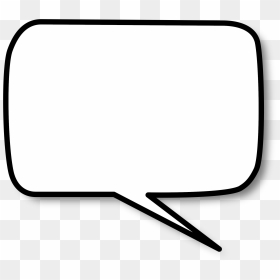 Thanks For Listening Speech Bubble, HD Png Download - black rectangle png
