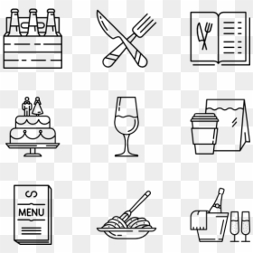 Food And Drink Png Free, Transparent Png - black rectangle png