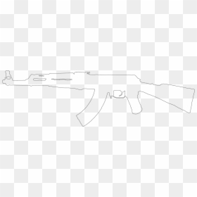 Assault Rifle, HD Png Download - ak 47 png