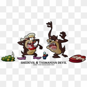 Looney Tunes Tasmanian She Devil, HD Png Download - devil png