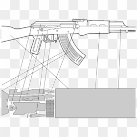 Assault Rifle, HD Png Download - ak 47 png