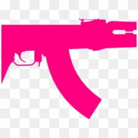 Ak 47 Silhouette, HD Png Download - ak47 png