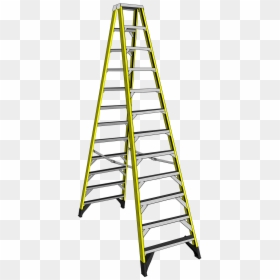 Escalera Doble De Aluminio, HD Png Download - ladder png