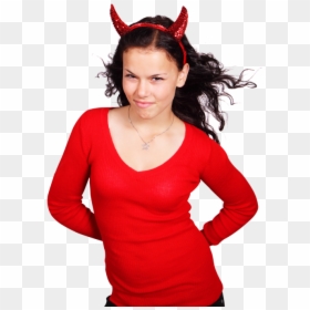 Woman Devil Png, Transparent Png - devil png