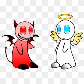 Angel And Devil Clipart, HD Png Download - devil png