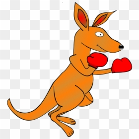 Boxing Kangaroo Clipart Transparent, HD Png Download - boxing gloves png