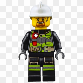 Lego City Fire Figure, HD Png Download - lego png