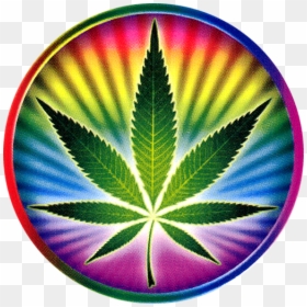 Free Clipart Of A Green Pot Leaf - Green Marijuana Leaf Png