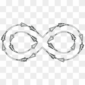 Infinity Symbol Svg Arrow, HD Png Download - infinity symbol png