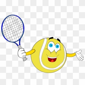 Tennis Comic, HD Png Download - tennis ball png