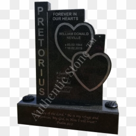 Transparent Double Heart Png - Headstone, Png Download - double heart png