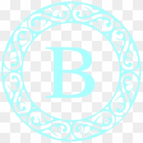 Letter B Monogram Svg Clip Arts - B Monogram Svg Free, HD Png Download - decorative letter b png