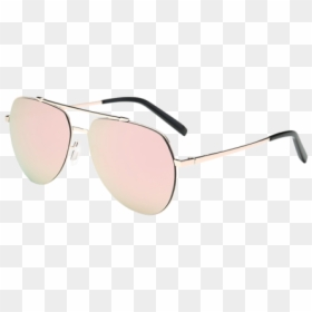 Cool Mirrored Pilot Sunglasses - Reflection, HD Png Download - cool shades png