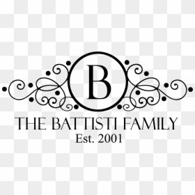 Family Est Decal, HD Png Download - decorative letter b png