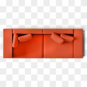 Couch Clipart Top View - Sofa Bed Top View Png, Transparent Png - bed top view png