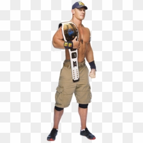 John Cena Intercontinental Champion By Tobiasstriker - Wwe World Heavyweight Champion Superstar, HD Png Download - wwe intercontinental championship png