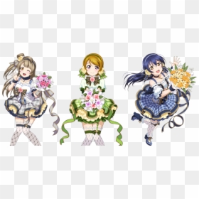 Love Live Flower Bouquet Umi, HD Png Download - anime flower png