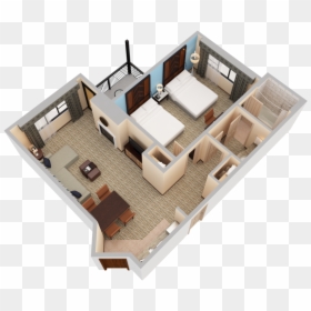 Panther Hill Apartments Prairie View, HD Png Download - bed top view png