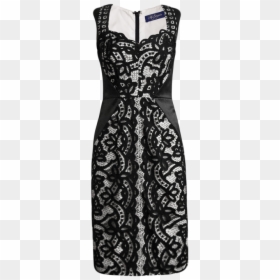 Black Lace Dressc Transparent Background, HD Png Download - white lace pattern png