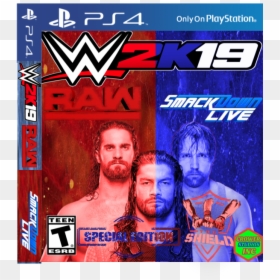 Playstation 4 Wwe 2k19, HD Png Download - wwe 2k16 png