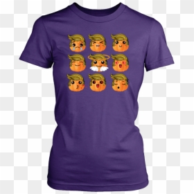 Vnsupertramp Trumpkin Emoji Women T Shirt Plus Size - Bake T Shirt Ideas, HD Png Download - lion emoji png