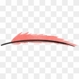 Watercolor Red Feather Png, Transparent Png - watercolor feather png