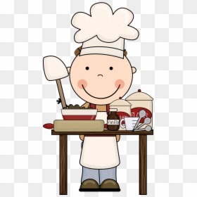 Cute Chef Clipart - Kids Cooking Clipart Png, Transparent Png - chef clipart png