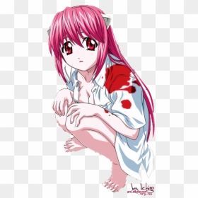 Anime With Girl Who Kill, HD Png Download - elfen lied png