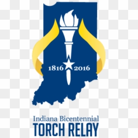 Patterned After The Olympic Torch Relay, Indiana"s - Indiana Hydrological Map, HD Png Download - olympic torch png