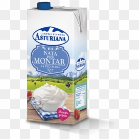 Nata Montar 1l - Asturiana Whipping Cream, HD Png Download - whip cream png