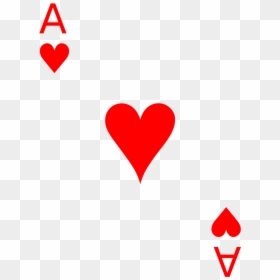 Transparent Ace Card Png - Carta As De Picas, Png Download - ace of hearts png