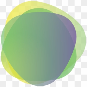 Green Yellow Round - Transparent Round Banner Png, Png Download - yellow triangle png