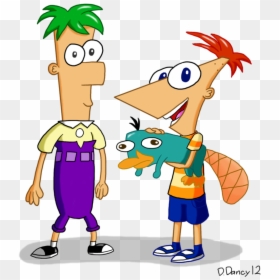 Phineas And Ferb Transparent Background Png - Phineas And Ferb And Perry, Png Download - phineas and ferb png