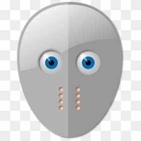 Cartoon Hockey Mask, HD Png Download - surprised eyes png