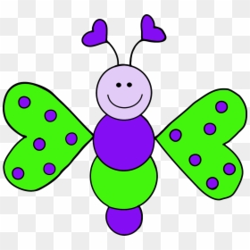 Bug Border Cliparts - Free Butterfly Clip Art, HD Png Download - lightning border png