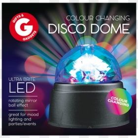 Colour Changing Disco Dome - Graphic Design, HD Png Download - mirror ball png