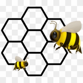 #insectsticker #bee #honeycomb #freetoedit - Iphone Emoji Bee, HD Png Download - honeycomb texture png