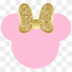Clip Art Pink And Gold Minnie Mouse Clipart - Gold Minnie Mouse Png, Transparent Png - pink minnie mouse png