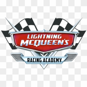 During The Half-hour Holiday Special, Sadie Stanley - Lightning Mcqueen Racing Academy Logo, HD Png Download - lightning border png