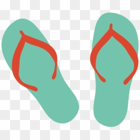 Flip-flops Slipper Sandal Cartoon Clip Art - Flip Flop Cartoon, HD Png Download - slippers png