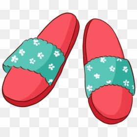 Transparent Beach Sandals Clipart - รองเท้า Clipart, HD Png Download - slippers png