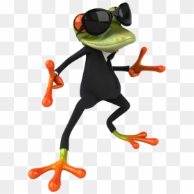 Dance Cartoon Illustration Frog Royalty-free Free Hq - Cool Frog, HD Png Download - cartoon frog png