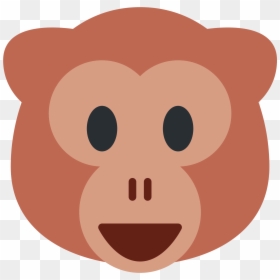 Discord Monkey Face Emoji , Png Download - Discord Monkey Emoji Transparent, Png Download - monkey face png