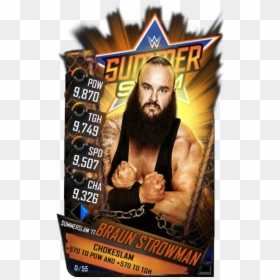 Dean Ambrose Wwe Supercard, HD Png Download - wwe braun strowman png