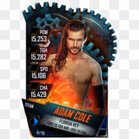 Supercard Adamcole S4 17 Monster - Jinder Mahal Wwe Card, HD Png Download - wwe braun strowman png