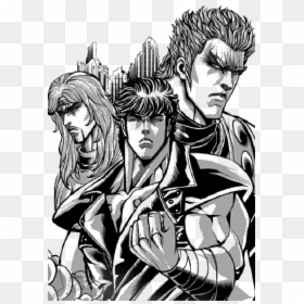 Model Image T Shirt - Manga Style Hokuto No Ken, HD Png Download - kenshiro png