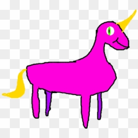 Happyunicorn - Animal Figure, HD Png Download - pink unicorn png
