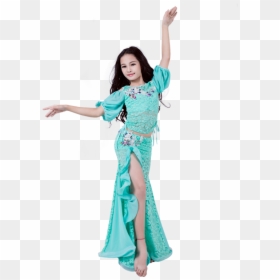 Rt312 Wuchieal Professional Kids Belly Dance Costume - Belly Dance Kids Png, Transparent Png - belly dancer png